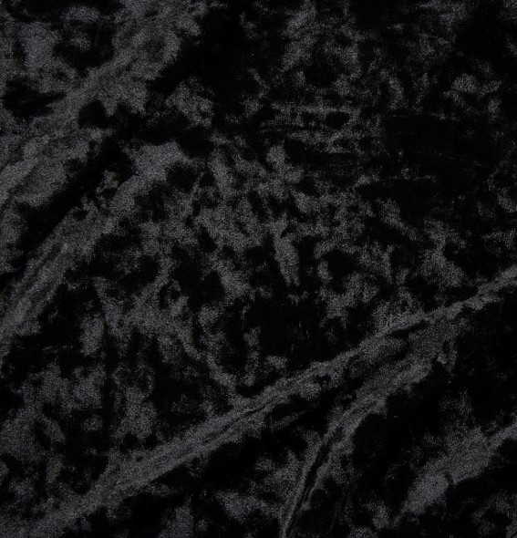 Spandex Velvet - Black - Sold by the 1/4 meter