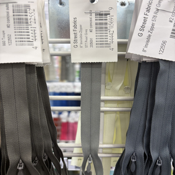Invisible Zipper 8" - 577 Pearl Grey 205691
