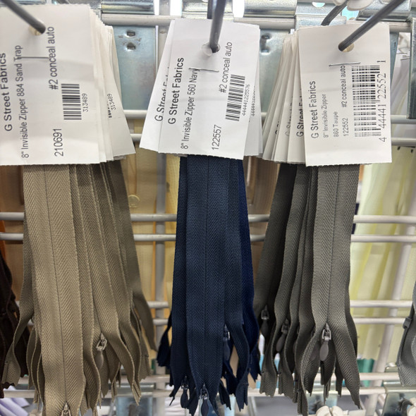 Invisible Zipper 8" - 560 Navy 122557