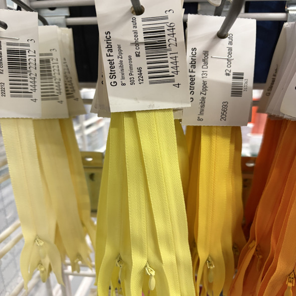 Invisible Zipper 8" - 503 Primrose 122446