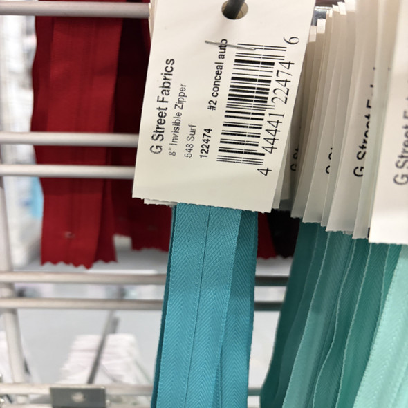 Invisible Zipper 8" - 548 Surf 122474
