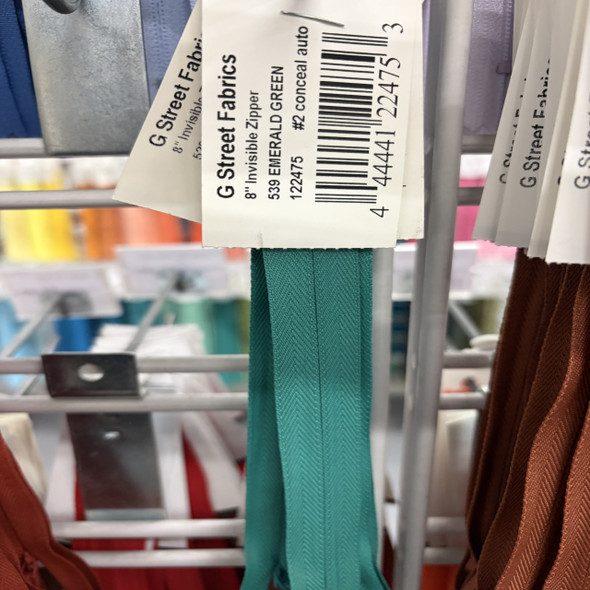 Invisible Zipper 8" - 539 Emerald Green 224753