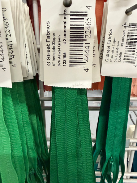 Invisible Zipper 8" - 876 Jewel Green 122465