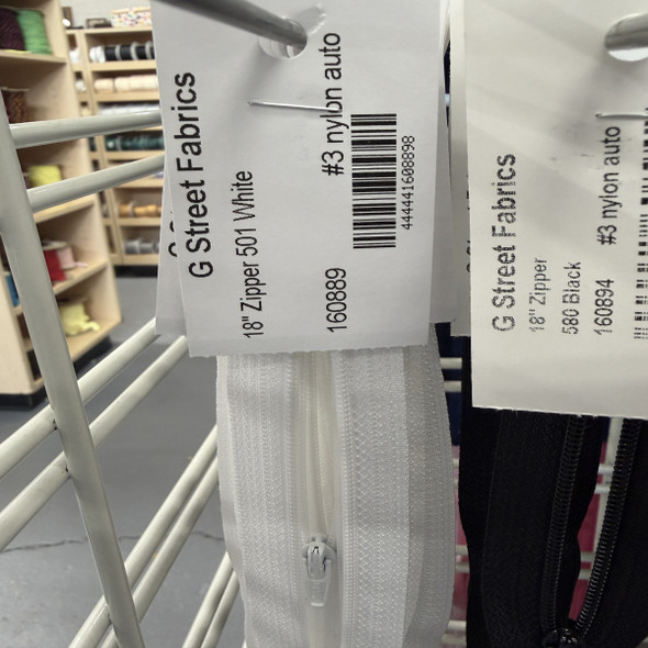 Regular Zipper 18" G Street Fabrics