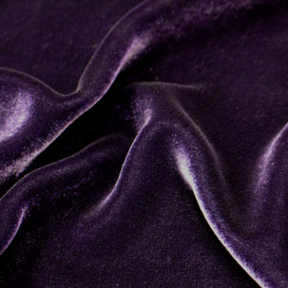 Luxury Silk/Rayon Velvet - Blackberry Wine 206327C