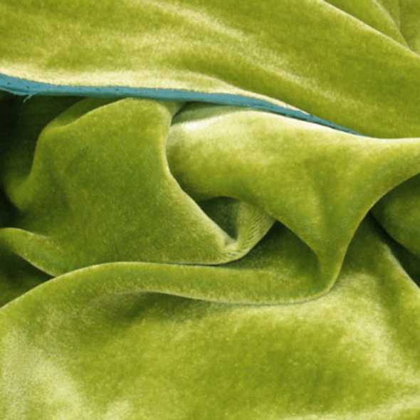 Luxury Silk/Rayon Velvet - Tourmaline Green 206327N