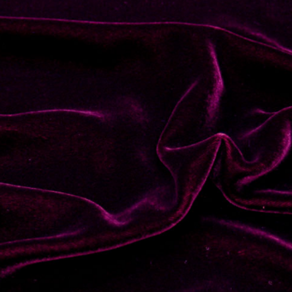 Luxury Silk/Rayon Velvet - Maroon 206327U