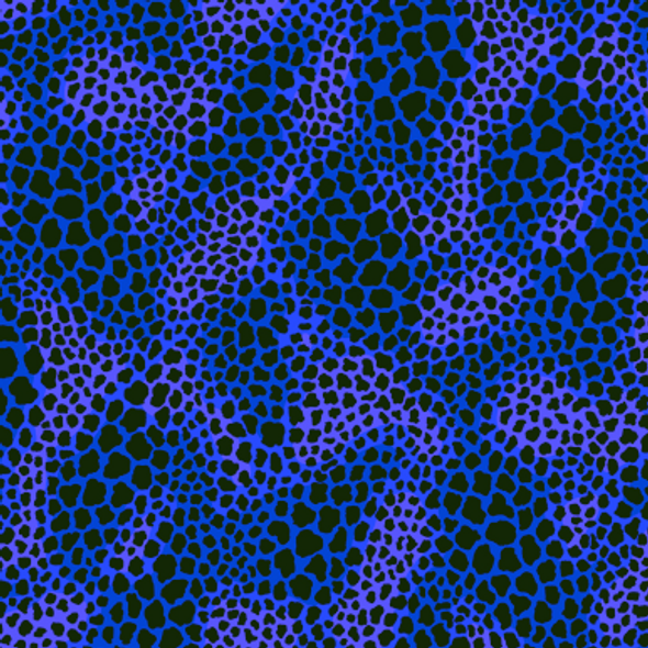 Earth Song Digital Leopard Spots - Royal Blue 209924U