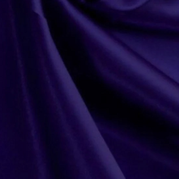Polyester Stretch Charmeuse - Deep Purple 209356AL