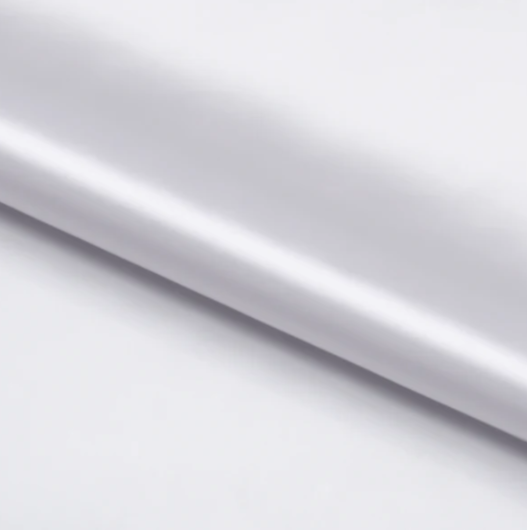 Stretch Satin - White 197124A