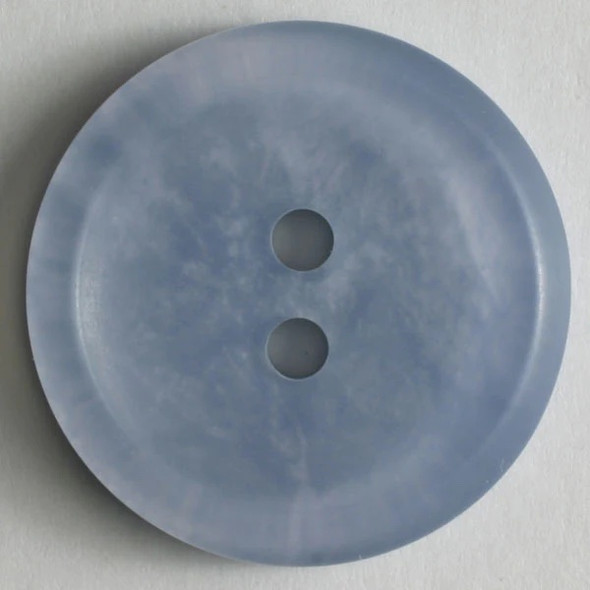 Marbled Blue-Gray Polyester 40L Button DB-0798
