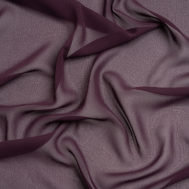 Polyester Chiffon - Aubergine 206002B