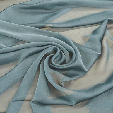 Polyester Chiffon - Blue Stone 206002D