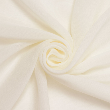 Polyester Chiffon - Ivory 206002U