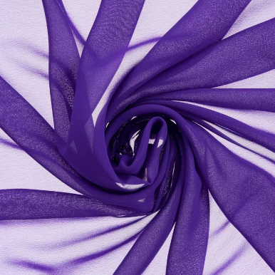 Polyester Chiffon - Plum 206002AD