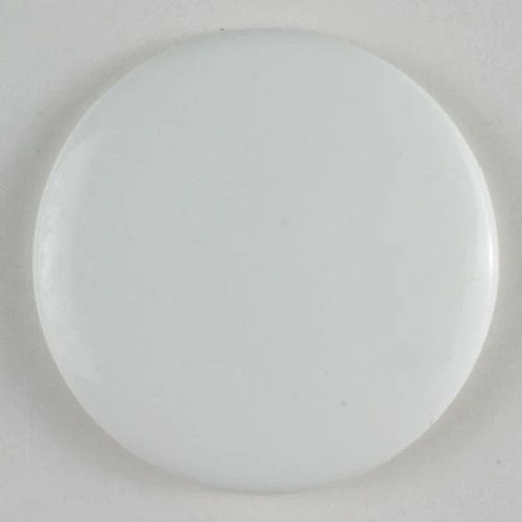 Flat Top Round Optical White 45L Button DB-0175