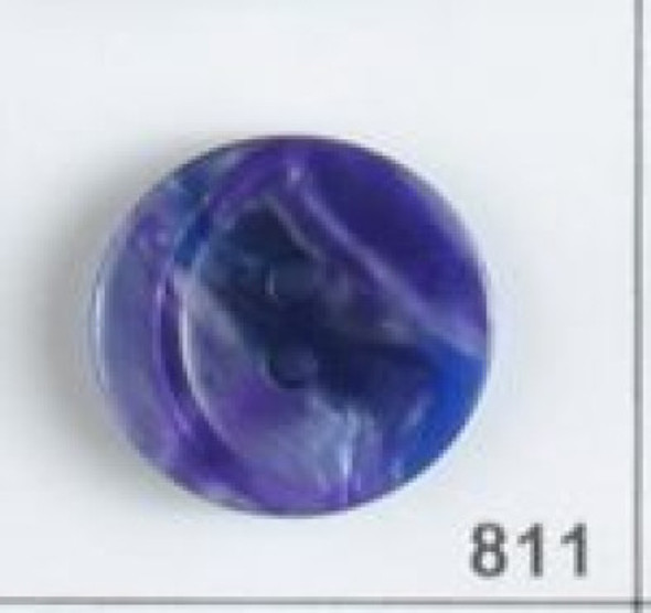 Crescent Marbled Violet 27L Button DB-0811