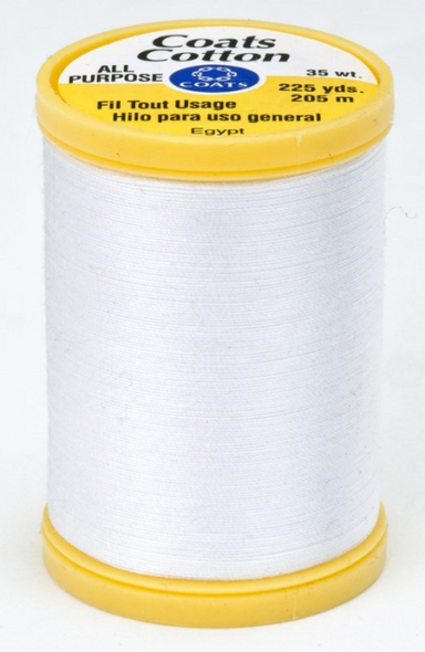 Cotton General Purpose Thread White  S970-0100