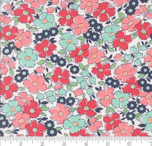 Pure Cotton Print - Summertime Cream 209924NJ
