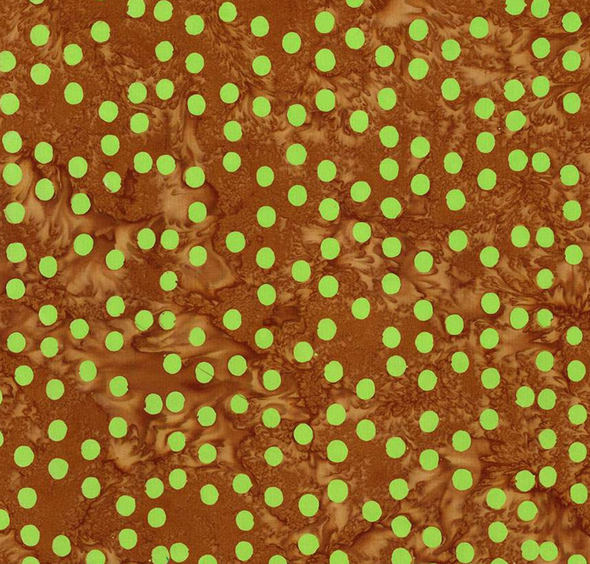 Pure Cotton Batik -  Polka Pop - Peridot Fern 258099Q