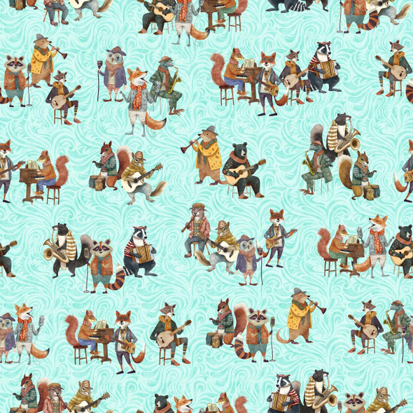 Jug Band Jamboree Animal Band Aqua 223707U1