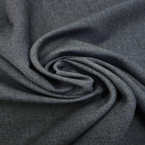 Wool Suiting Special - Dark Gray AB 214432AB
