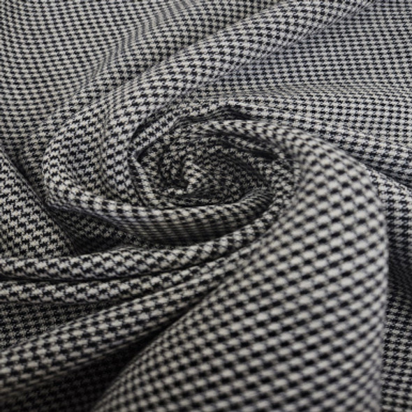 Wool Suiting Special - Black and White 214432AF
