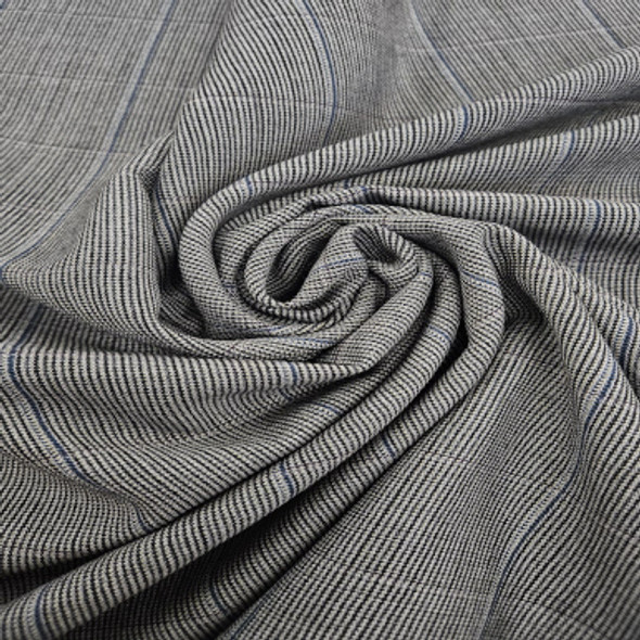 Wool Suiting Special - Gray and Blue 214432AR
