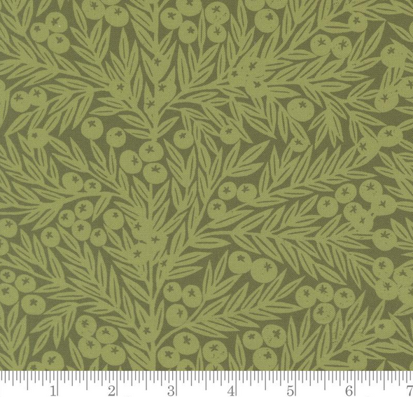 Garden Series - Blueberries Novelty - Dark Green 223707FD