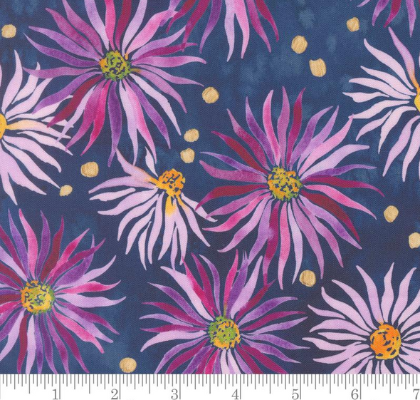 Soulstice Navy - Wall Flower Florals Watercolor 223707FS