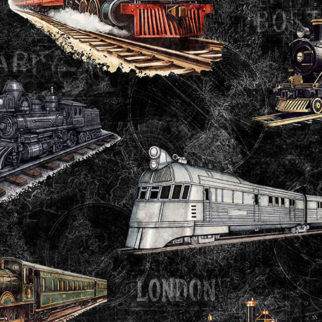 Steam & Steel Trains Charcoal 223707HN