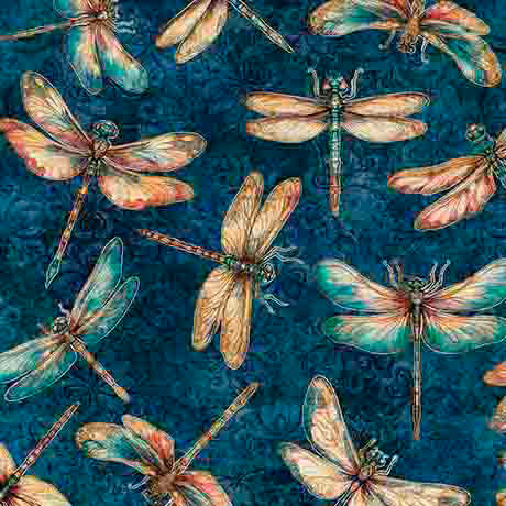 SERENITY Dragonflies Navy 223707NV