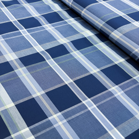 Pima Cotton Shirting - Blue  242084B