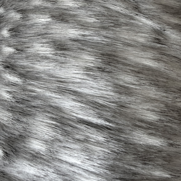 Faux Fur - Grey and White 204789E