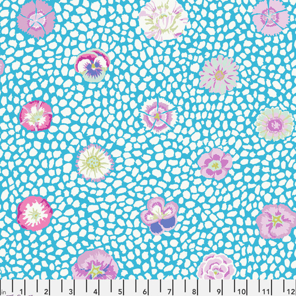 Guinea Flower - Turquoise 223707RB