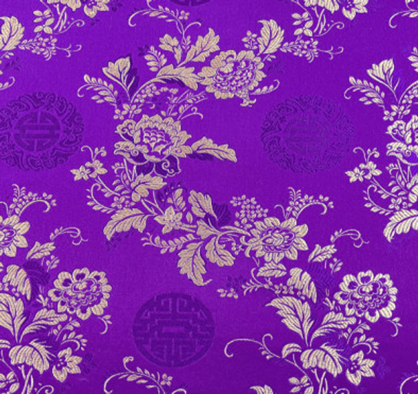 Silk Face Brocade - Mystical Grape 243802A