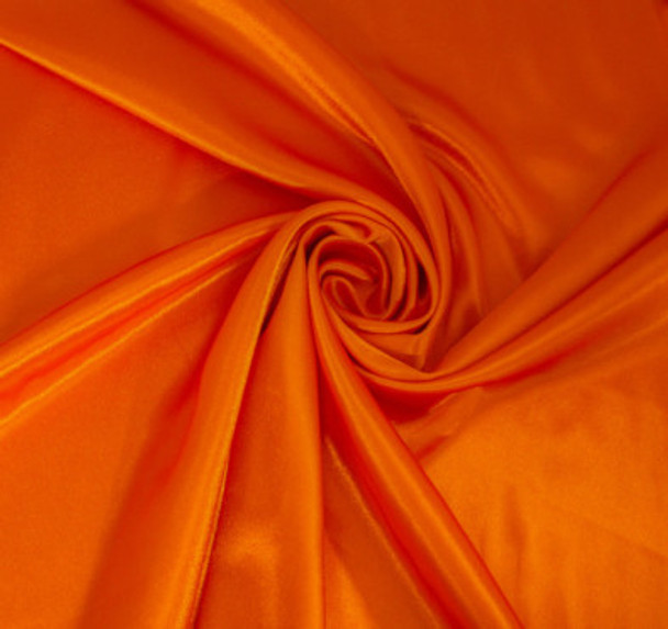 Polyester Stretch Charmeuse - Orange 209356Q