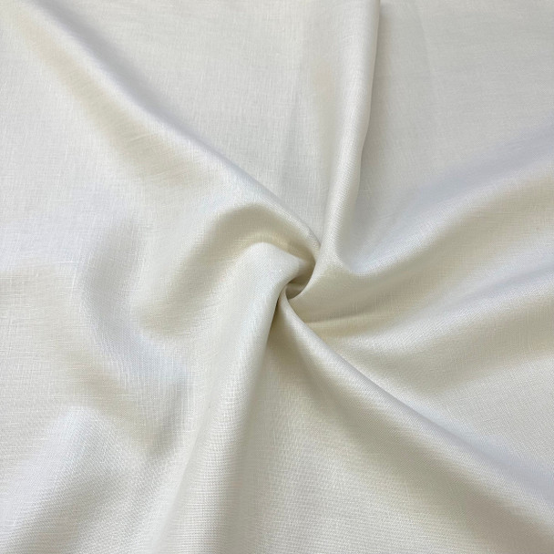 Imported Irish Linen Ivory- Sold in 1/2 yards.