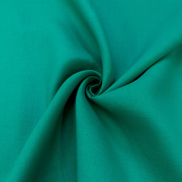 Imported Irish Linen Emerald - Sold in 1/2 yards.