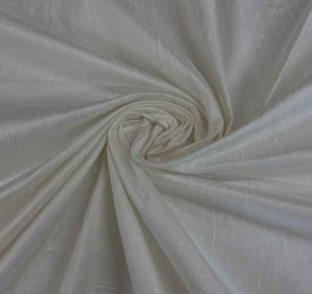 Pure Silk Dupioni - White  184352R