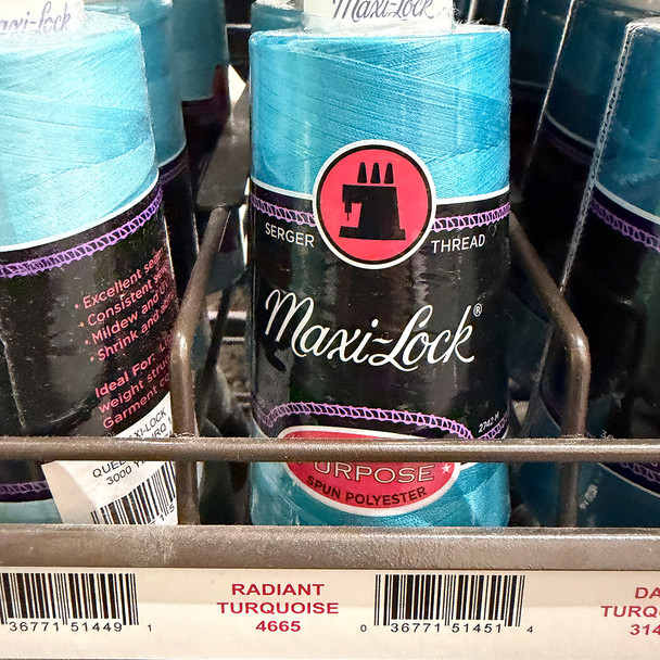 Maxi-Lock Serger Thread - Radiant Turquoise AE-T27-28