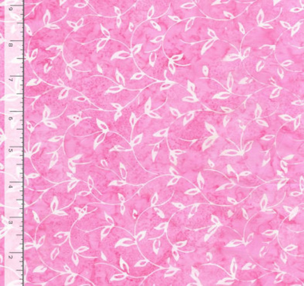 Tonga Java Batiks - Tonal Vines Pink