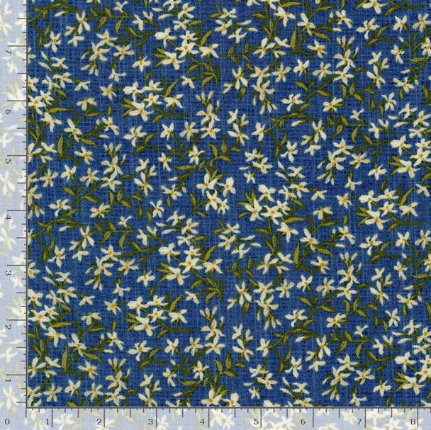 Masterpiece Collection - Small Florals with Leaves Blue 209925BX