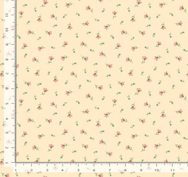 Fleur Collection- Cute Tiny Flowers Cream 209925BZ