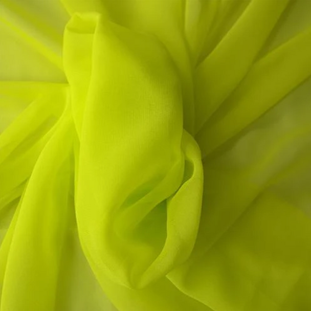 Pure Silk Chiffon - New Lime 212189AF