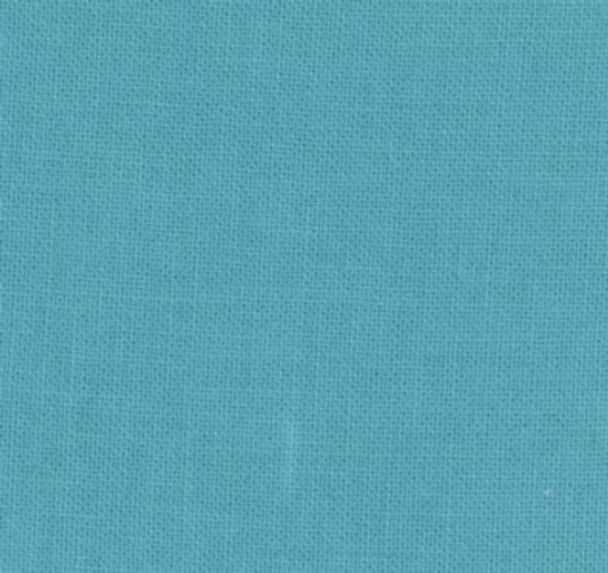 Bella Solids by Moda Fabrics - Turquoise - Sold in 1/2 yards.