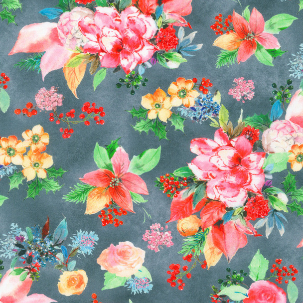 Yuletide Bouquet - Floral Slate 209925CQ