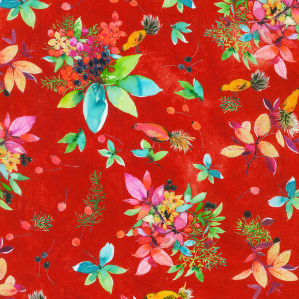 Yuletide Bouquet - Floral Red 209925CK