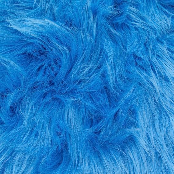 Luxury Faux Fur - Shag - Cobalt 217032D