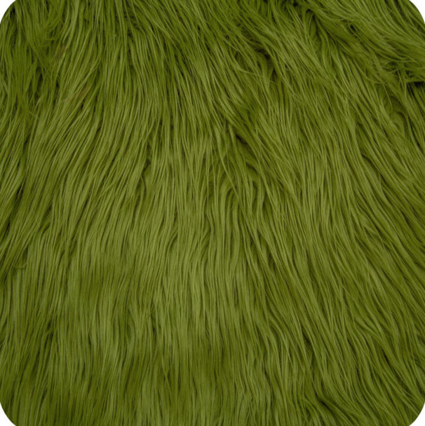 Luxury Faux Fur - Mongolian - Olive 217032J